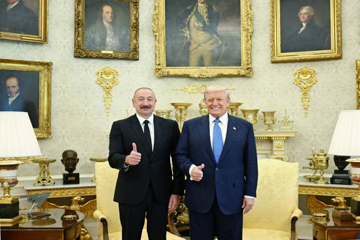 Prezident İlham Əliyev, Amerika Birləşmiş Ştatlarının Prezidenti Donald Tramp