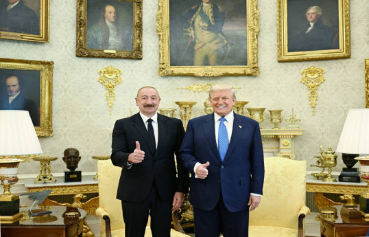 Prezident İlham Əliyev, Amerika Birləşmiş Ştatlarının Prezidenti Donald Tramp