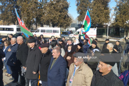 İlk köç karvanı Xankəndi şəhərinə çatıb, açarlar təqdim olunub- FOTO  - YENİLƏNİB-1  - VİDEO 