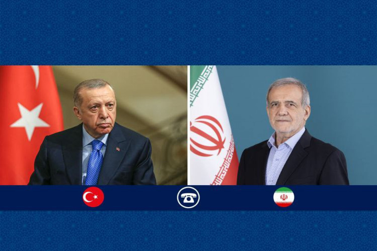 Türkiyə Prezidenti Rəcəb Tayyib Ərdoğan, İran Prezidenti Məsud Pezeşkian