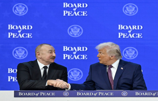 Prezident İlham Əliyev və ABŞ Prezidenti Donald Tramp