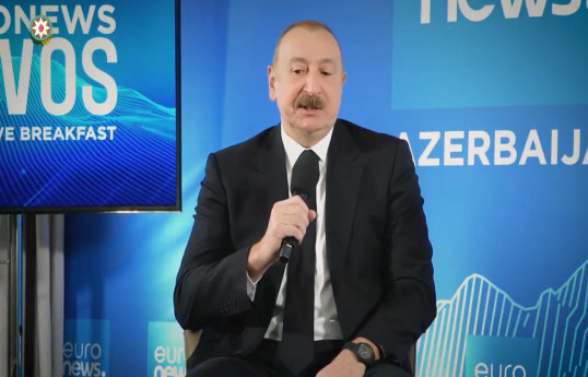 Prezident İlham Əliyev Davos Forumunun illik toplantısında iştirakına dair paylaşım edib - VİDEO 