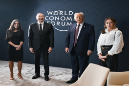 Davosda Prezident İlham Əliyevlə Donald Tramp arasında görüş keçirilib - YENİLƏNİB-1 
