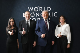 Davosda Prezident İlham Əliyevlə Donald Tramp arasında görüş keçirilib - YENİLƏNİB-1 