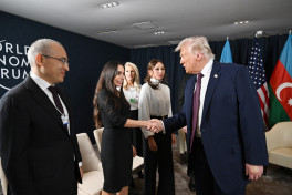 Davosda Prezident İlham Əliyevlə Donald Tramp arasında görüş keçirilib - YENİLƏNİB-1 