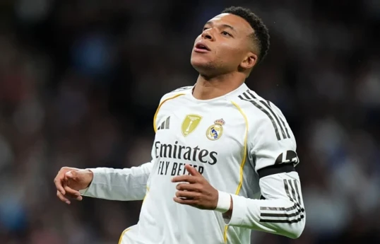 "Real Madrid"in hücumçusu Kilian Mbappe