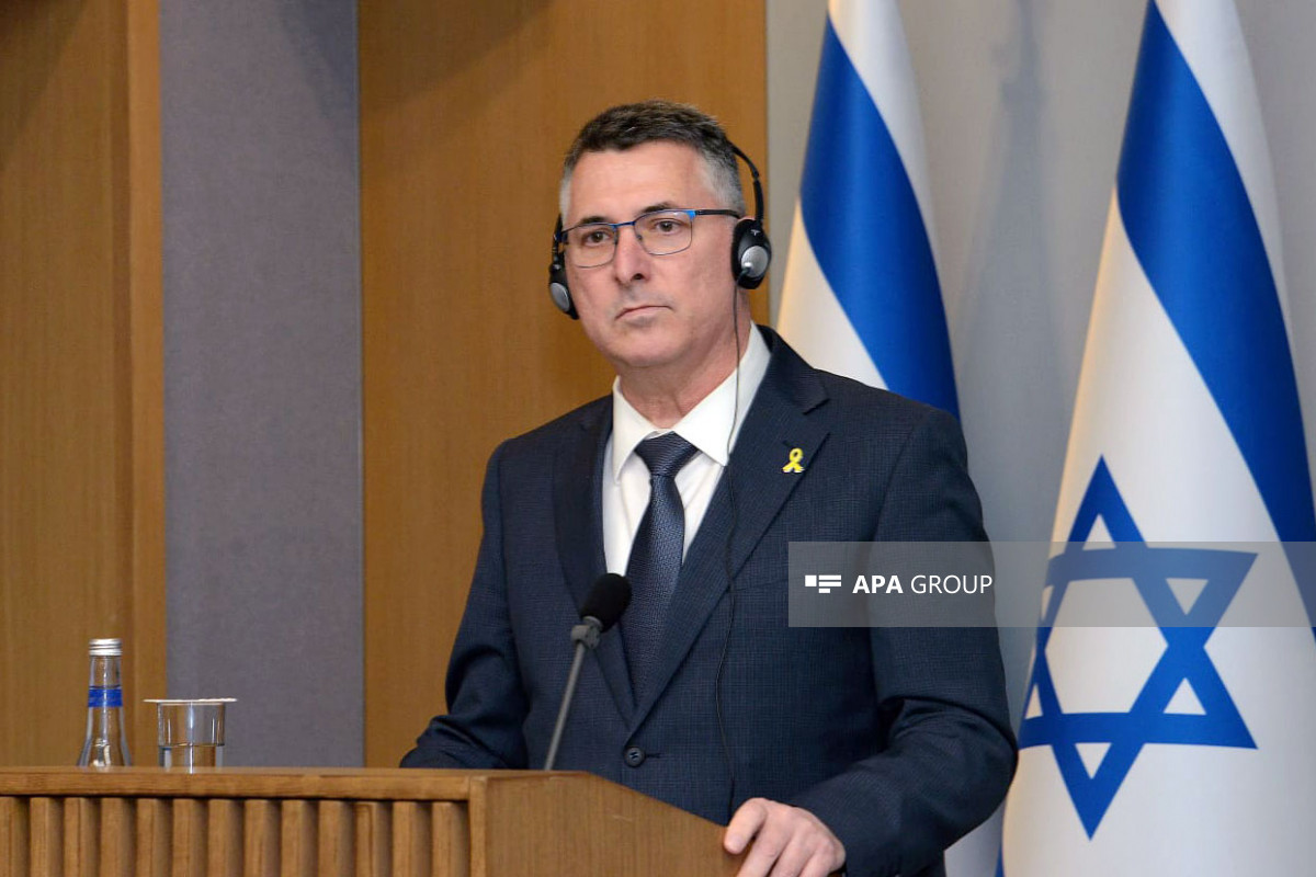 İsrail xarici işlər naziri Gideon Saar
