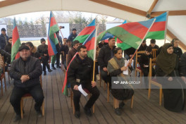 Növbəti köç karvanları Xocalının Badara və Seyidbəyli kəndlərinə çatıb, açarlar təqdim olunub- FOTO  - YENİLƏNİB-1  - VİDEO 