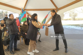 Növbəti köç karvanları Xocalının Badara və Seyidbəyli kəndlərinə çatıb, açarlar təqdim olunub- FOTO  - YENİLƏNİB-1  - VİDEO 