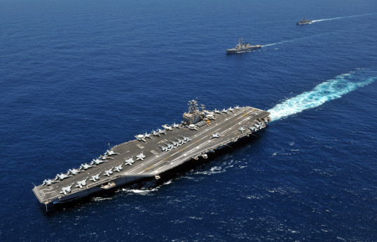 Pentaqon "USS Abraham Lincoln" aviadaşıyıcısının Hind okeanında olduğunu təsdiqləyib