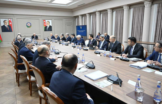 Nazirlər Kabinetində Xəzərin və Bakı buxtasının ekoloji vəziyyətinə dair iclas keçirilib, tapşırıqlar verilib
