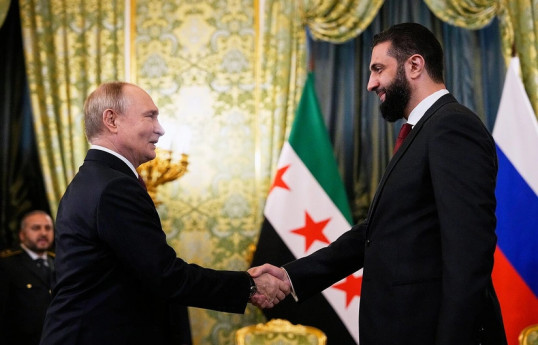 Rusiya Prezidenti Vladimir Putin, Suriya Prezidenti Əhməd əl-Şaraa