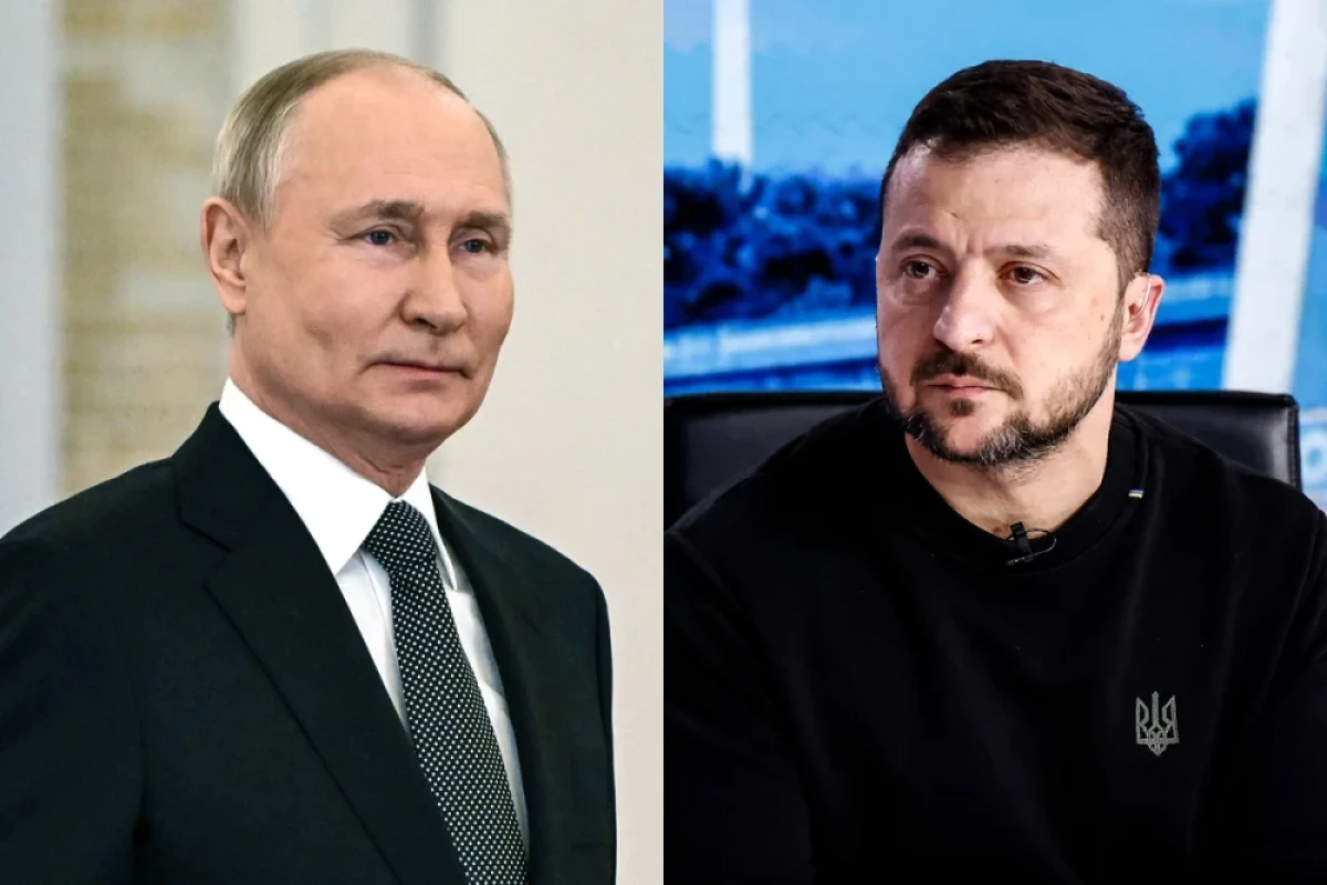 Rusiya Prezidenti Vladimir Putin, Ukrayna Prezidenti Volodimir Zelenski