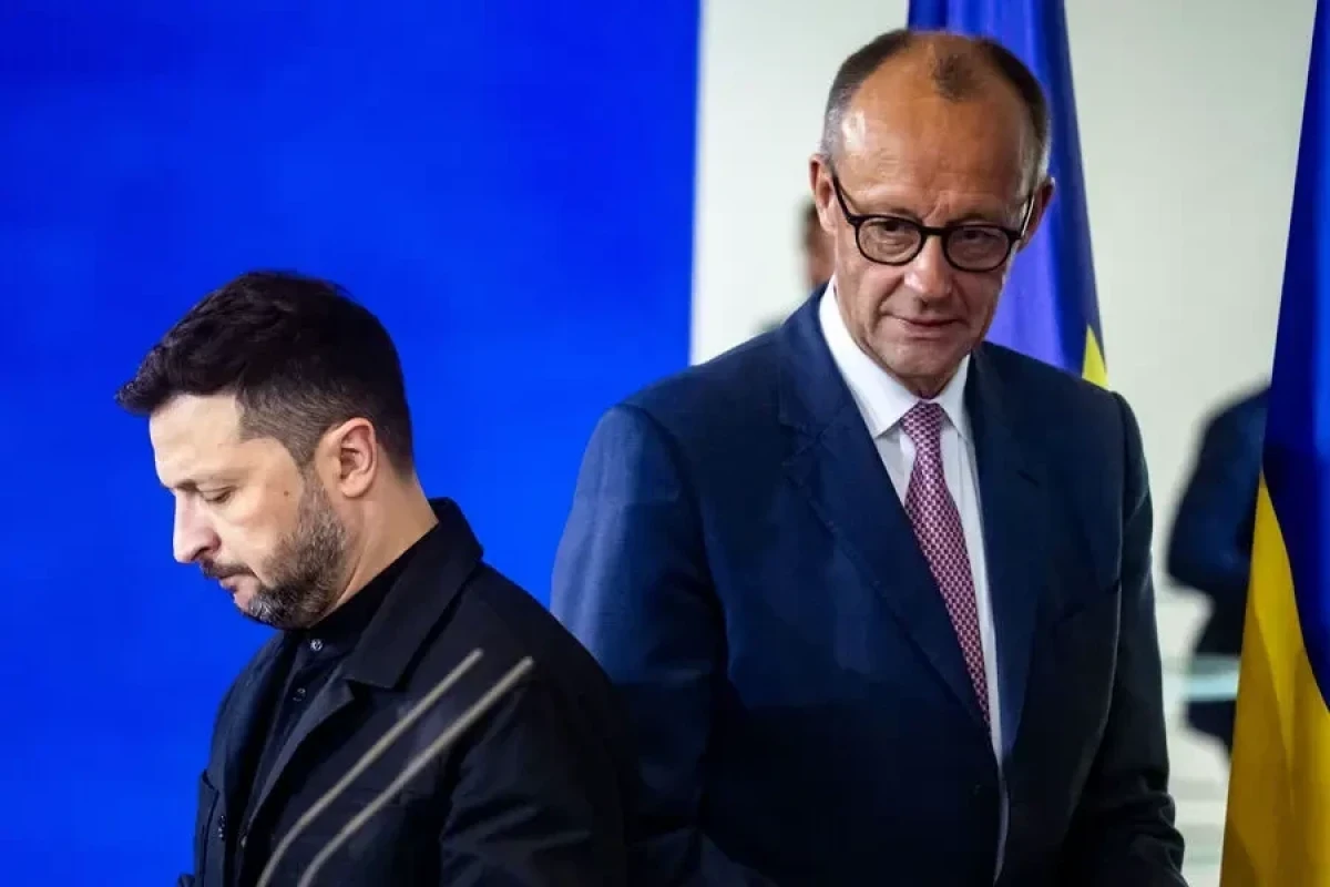 Ukrayna Prezidenti Volodimir Zelenski, Almaniya Kansleri Fridrix Merts