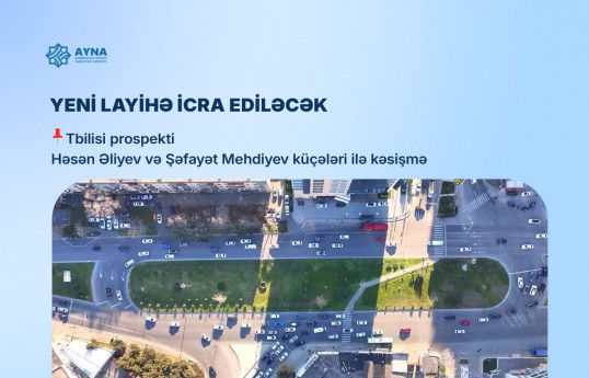 Tbilisi prospektində hərəkətin təşkilində dəyişiklik edilir - VİDEO 