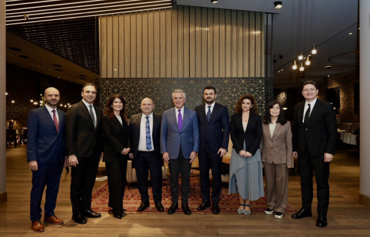 "Mastercard"ın strateji inkişaf üzrə vitse-sədri Azərbaycan Mərkəzi Bankının sədri ilə görüşüb