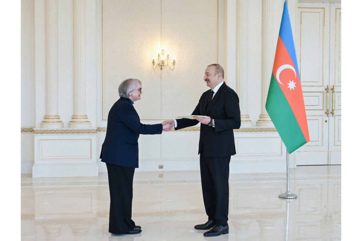 Avstraliya səfiri Salli-Ann Vinsent, Prezident İlham Əliyev