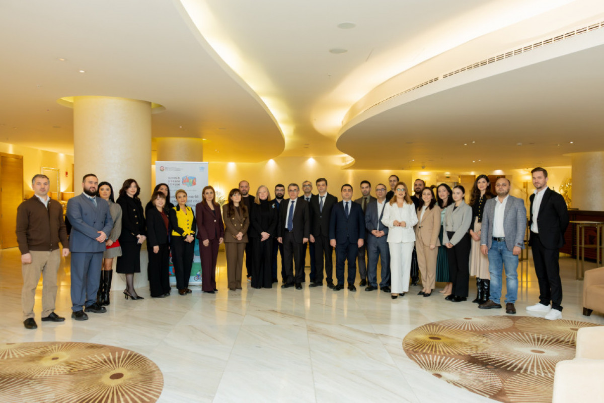 WUF13 üzrə media nümayəndələrinin məlumatlandırma sessiyası keçirilib - FOTO 