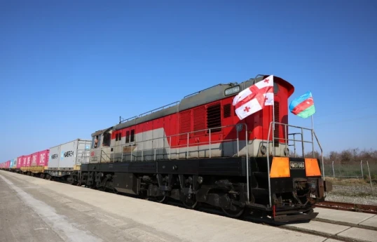 Poti–Bakı ekspres blok-qatarı yola salınıb