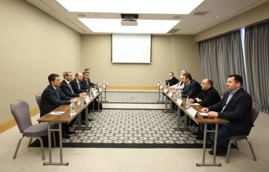 ADY sədri gürcüstanlı həmkarı ilə görüşüb