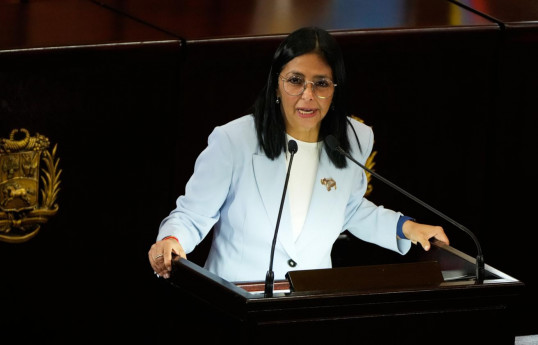 Venesuelanın prezidenti vəzifəsini icra edən Delsi Rodriges 