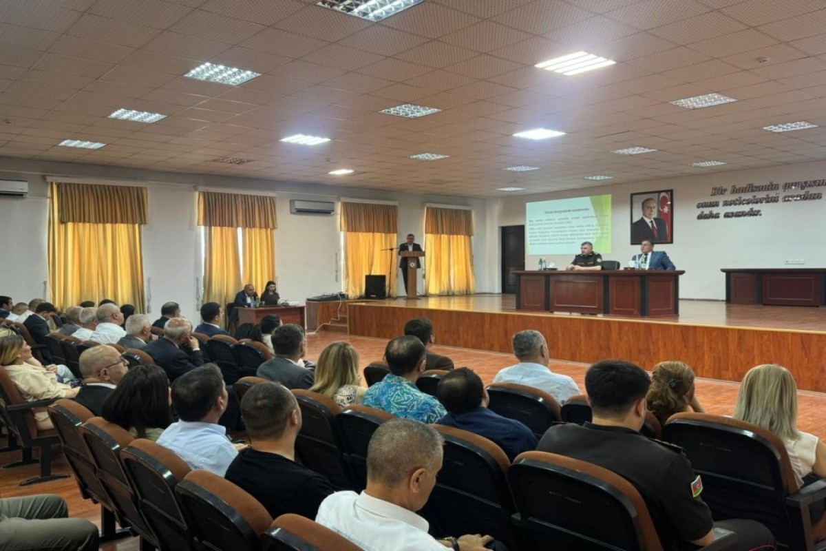 Radiasiya təhlükəsizliyi ilə bağlı tədbir keçirilib