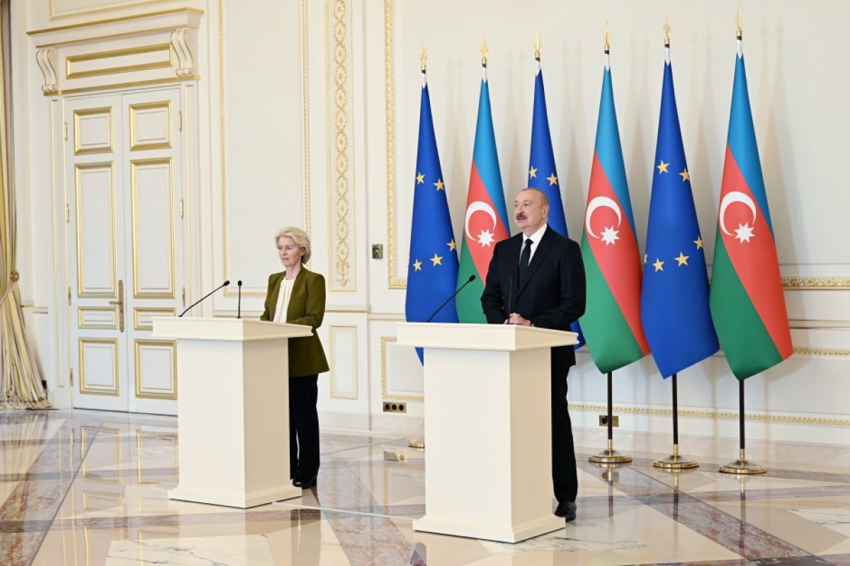 Prezident İlham Əliyev, Avropa Komissiyasının Prezidenti Ursula Fon der Lyayen