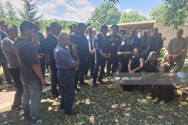 I Qarabağ müharibəsində itkin düşmüş hərbçi Yarməmməd Nuriyevin qalıqları Xaçmazda dəfn edilib - FOTO 