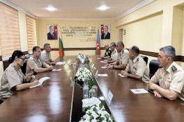 Bolqarıstan Müdafiə Nazirliyinin nümayəndə heyəti Azərbaycanda səfərdədir