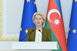 Prezident İlham Əliyev və Ursula fon der Lyayen mətbuata birgə bəyanatlarla çıxış ediblər -  - FOTO  - YENİLƏNİB 