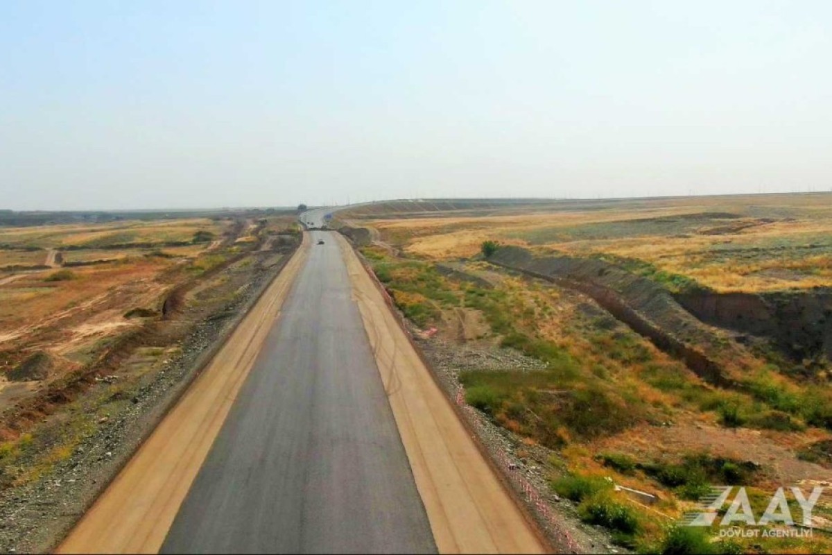 Əsgəran–Xocalı–Xankəndi avtomobil yolunun tikintisi 86 faiz icra olunub