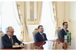 Prezident İlham Əliyev Türkiyənin ədliyyə nazirini qəbul edib - FOTO 