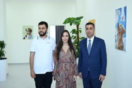 Leyla Əliyeva Yevlaxda Sahibsiz Heyvanlara Qayğı Mərkəzinin regional bölməsinin açılışında iştirak edib
