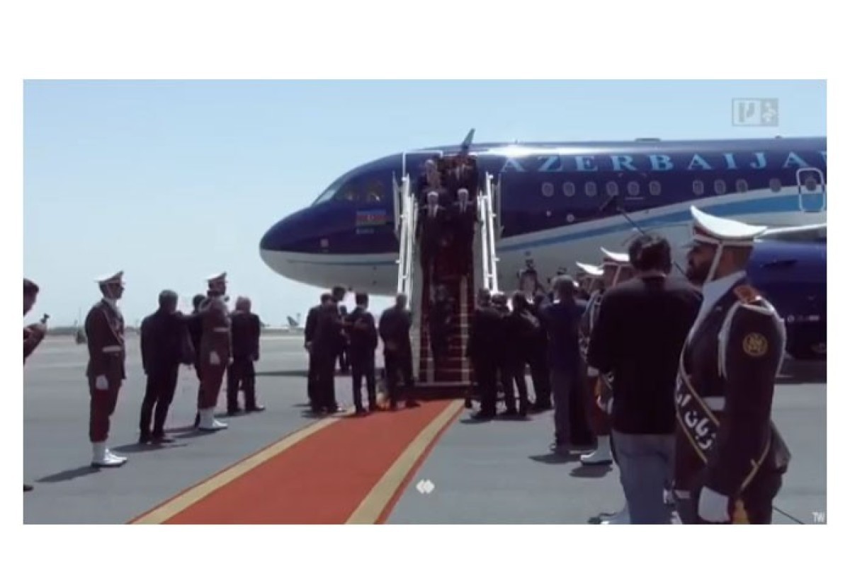 Azerbaijani delegation arrives in Tehran for Ayatollah Ali Khamenei