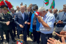 Birinci Qarabağ müharibəsinin itkin-şəhidi Dəyanət Musayevin qalıqları Ucarda dəfn edilib - FOTO 