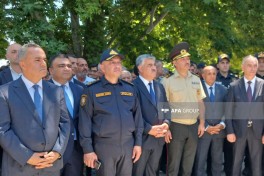 I Qarabağ müharibəsində itkin düşmüş hərbçi Rauf Əhmədovun qalıqları Goranboyda dəfn edilib - FOTO 