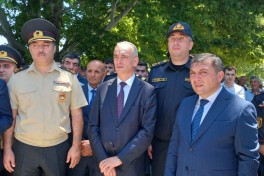 I Qarabağ müharibəsində itkin düşmüş hərbçi Rauf Əhmədovun qalıqları Goranboyda dəfn edilib - FOTO 