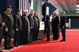 Azərbaycan nümayəndə heyəti Seyid Əli Xameneinin vida mərasimində iştirak edib - FOTO 
