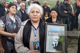 Birinci Qarabağ müharibəsi şəhidi Bahadur Kamalovun qalıqları Kəlbəcərdə dəfn olunub - FOTO 