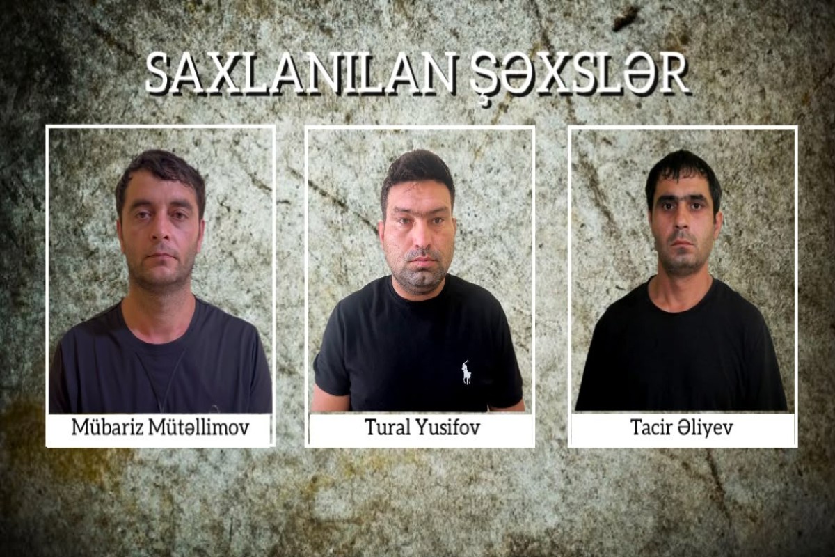 Şirvanda 34 min manatlıq naqil oğurlanıb, üç nəfər saxlanılıb