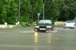 Əlverişsiz hava Qax və Zaqatalada elektrik, internet və qaz təchizatında fasilələrə səbəb olub - FOTO 