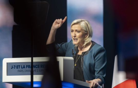 Fransanın ifrat sağçı siyasətçisi Marin Le Pen
