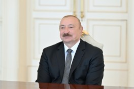 Prezident İlham Əliyev ABŞ Senatının Xarici Əlaqələr Komitəsinin üzvünü qəbul edib