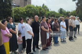 Növbəti köç karvanı Xocavənd şəhərinə çatıb, açarlar təqdim olunub- YENİLƏNİB-1  - FOTO 
