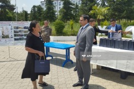 Növbəti köç karvanı Xocavənd şəhərinə çatıb, açarlar təqdim olunub- YENİLƏNİB-1  - FOTO 
