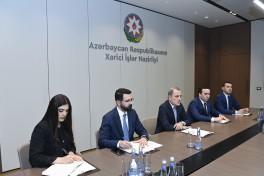 Azərbaycan XİN rəhbəri Zimbabve Milli Assambleyasının sədri ilə görüşüb