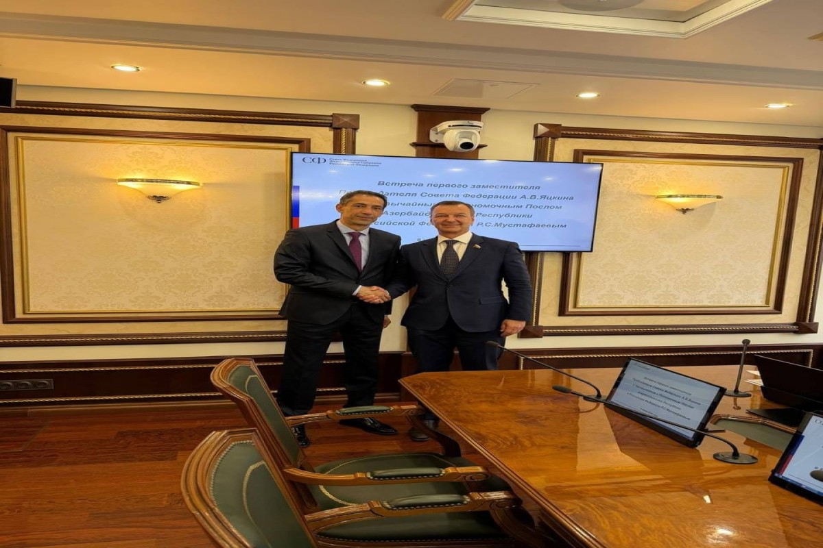 Azərbaycan səfiri Rusiya Federasiya Şurasının sədrinin birinci müavini ilə görüşüb