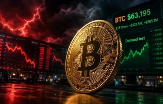 “Bitcoin”in qiyməti yenidən 63 min dollardan aşağı enib