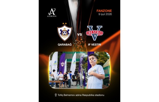 “Qarabağ”- “Vestri” oyunundan əvvəl fan zona təşkil olunacaq
