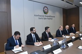 Ceyhun Bayramovla İordaniya Baş nazirinin müavini arasında geniştərkibli görüş keçirilir - FOTO 